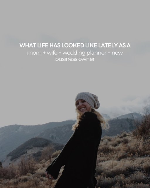 February so far 💫 what have you been up to?

#weddingplanner #momlife #engaged