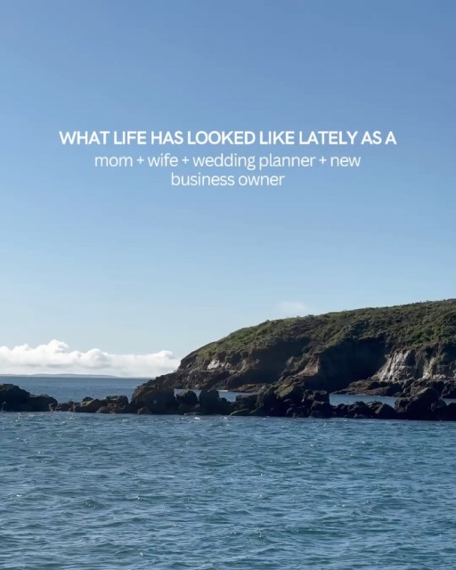 Life lately 🌊💫🪸🫶🏻 life has felt both happy + full and stressful + busy. I am grateful for the chance our family had to escape real life and just be present with one another. It helped me recenter and remember what is most important. 

I am so excited about the future with Aspen + Pine! I am optimistic things will continue to grow and as I keep working behind the scenes, the right people will find me when they need me 💍 

#weddingplanner #workingmom #family