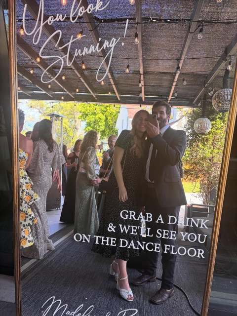 Such a fun night celebrating LOVE 🤍✨🫶🏻 I met this couple at the beginning of their wedding planning process when they booked the venue I was working at and felt an instant connection. After I left that venue, she reached out and invited me and my husband to come as guests - I was incredibly touched. I have to admit, being a guest (instead of running behind the scenes) was pretttty fun.

Weddings are such a fun way to celebrate something SO special, surrounded by all your closest loved ones. Whether you decide to go big or keep it small - the most important part is just celebrating the love and union 💫

Couldn’t find a better couple than these two. A perfect match! Wishing them the absolute best and ALL the happiness! @maddy.sewell 

Florals @archesfloral 
Venue @theelmestatereno 
Catering @roundaboutreno